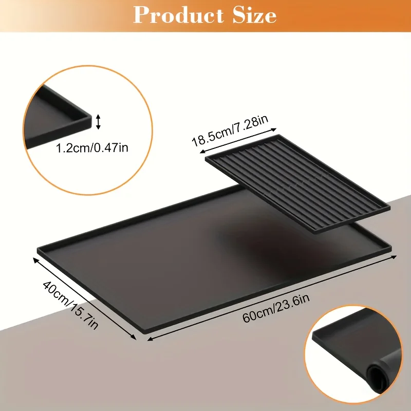 2-in-1 Silicone Coffee Bar Mat - Home Bar And Counter 리뷰 및 가격