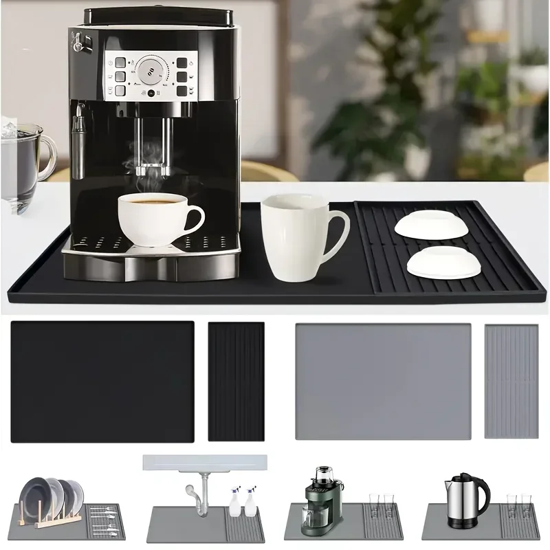 2-in-1 Silicone Coffee Bar Mat - Home Bar And Counter 리뷰 및 가격