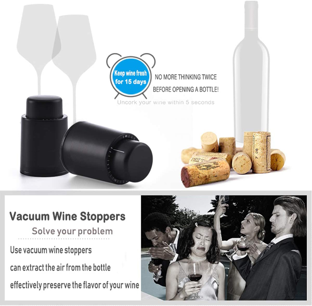 Vacuum Wine Bottle Stopper Sea - Wine Preservation Pump 리뷰 및 가격