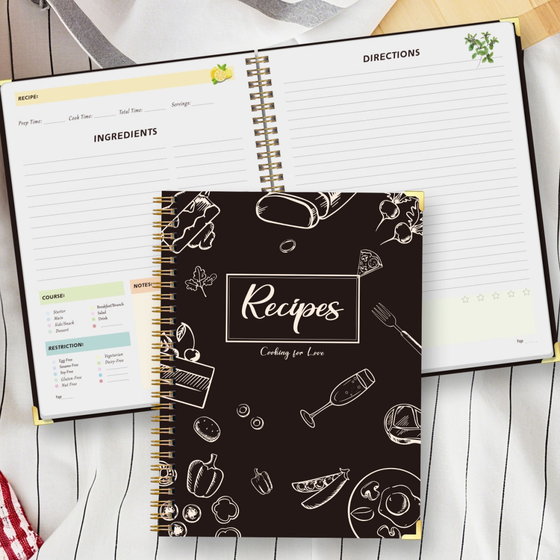 Recipe Journal Notebook with S - Cocktail Recipe Book 리뷰 및 가격