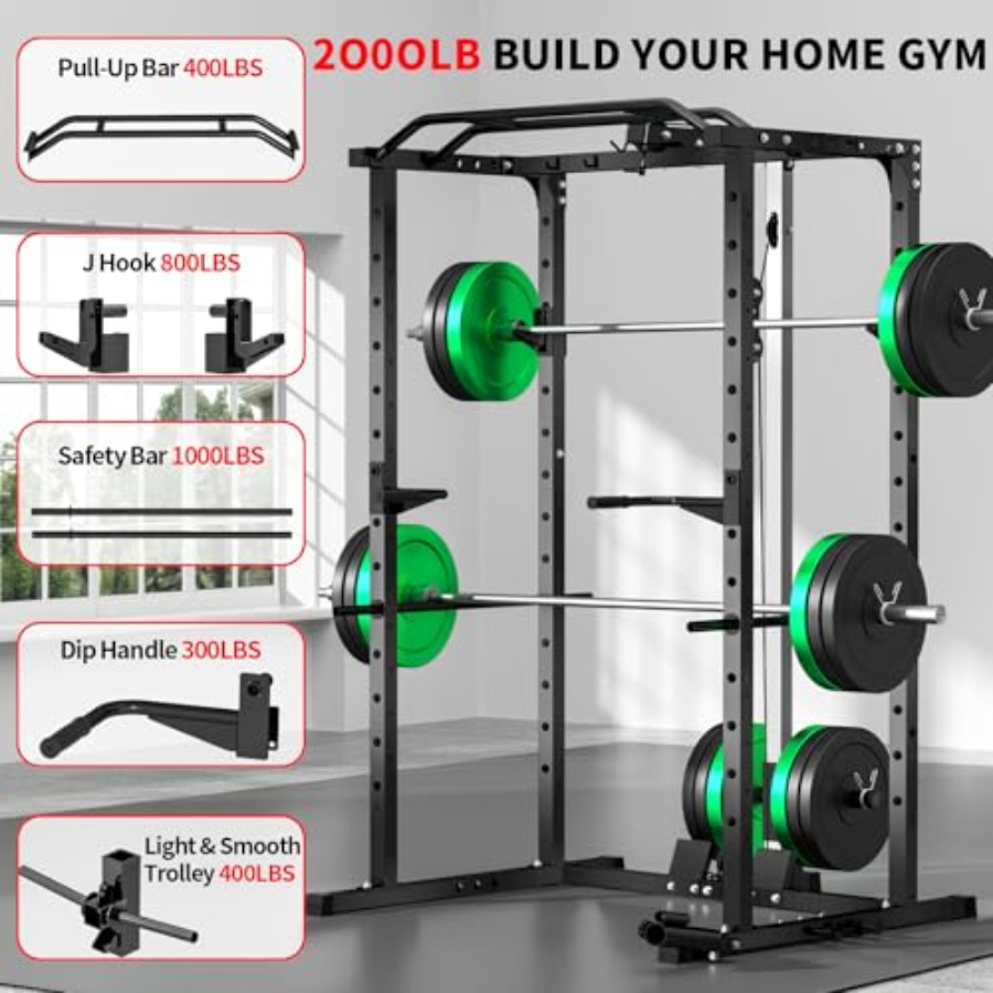 Home gym power rack with LAT p - Home Bar And Gym 리뷰 및 가격