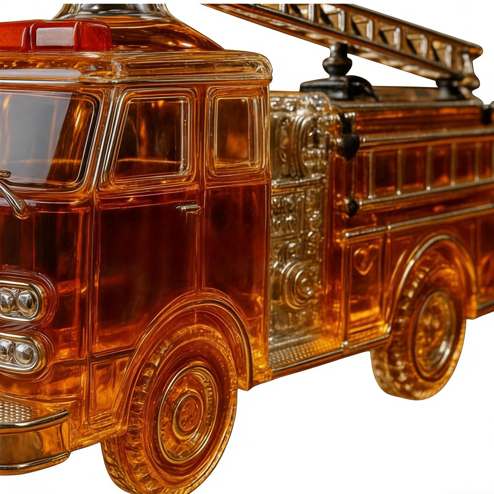 Whiskey Bottle 300ml Fire Truc - Home Bar And Cabinet 리뷰 및 가격