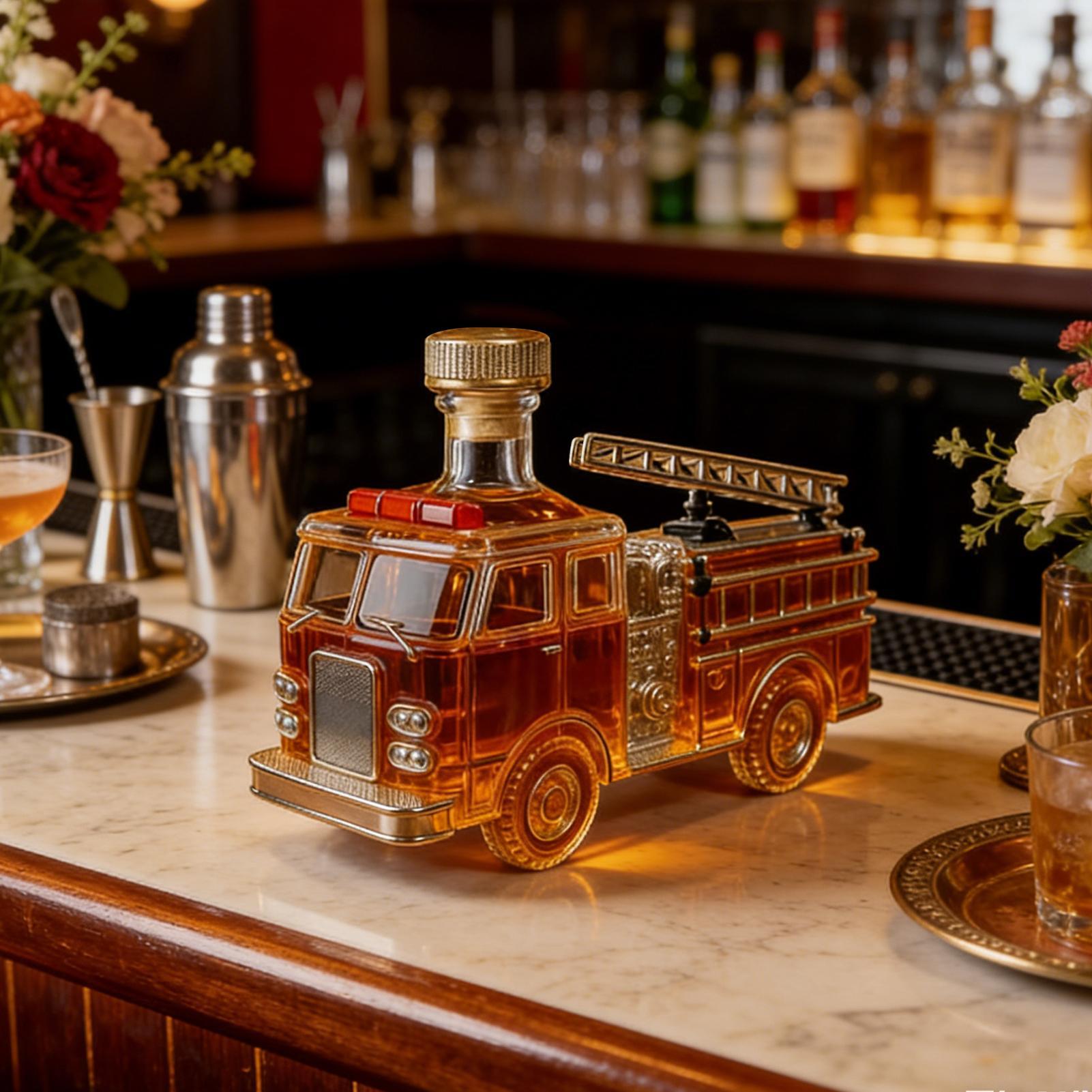 Whiskey Bottle 300ml Fire Truc - Home Bar And Cabinet 리뷰 및 가격