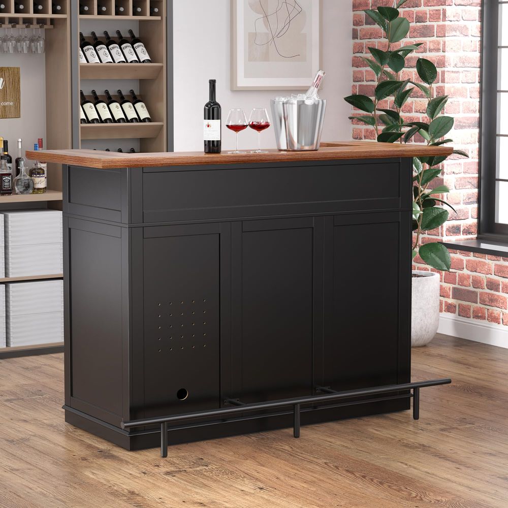 Home Bar Unit with Fridge Spac - Home Bar And Fridge 리뷰 및 가격
