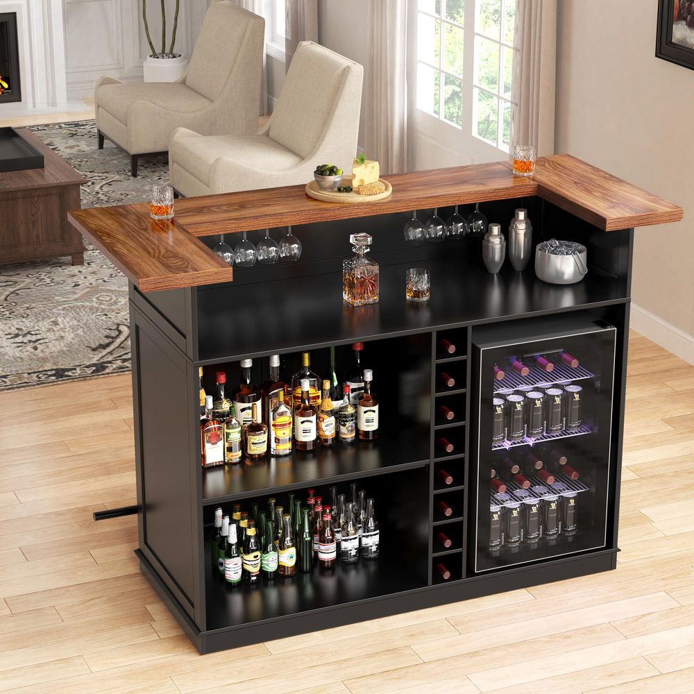 Home Bar Unit with Fridge Spac - Home Bar And Fridge 리뷰 및 가격
