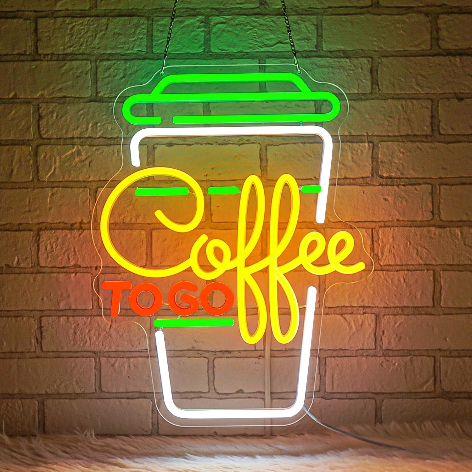 Coffee Neon Sign USB Dimmable  - Home Bar And Restaurant 리뷰 및 가격