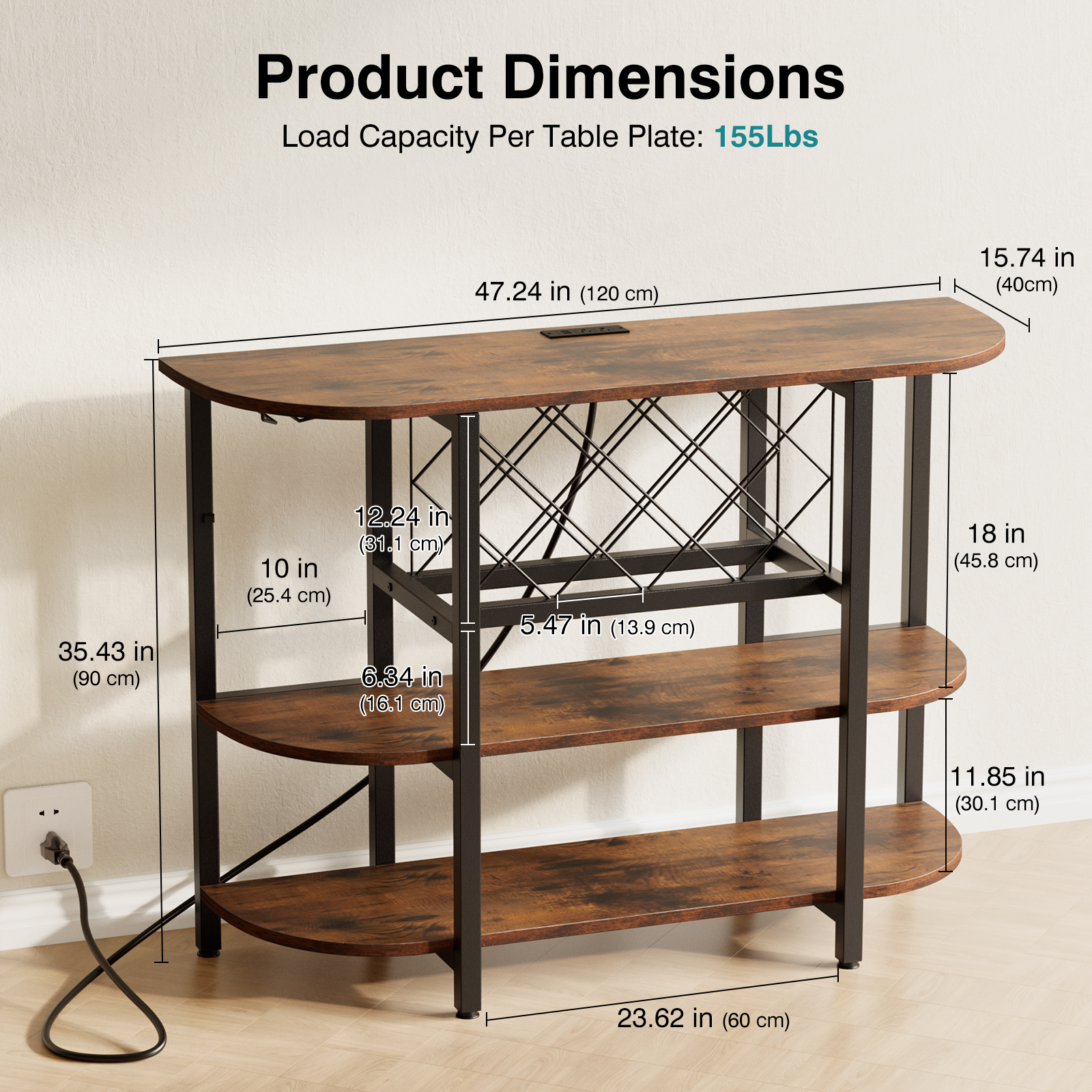 JHK LED Home Bar Cabinet with  - Home Bar And Cabinet 리뷰 및 가격
