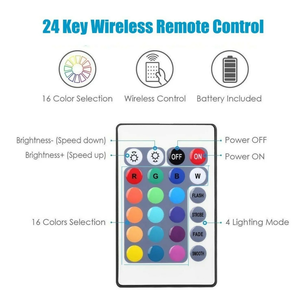1/2/4/6 Lamp RGB LED Under Cab - Home Bar And Cabinet 리뷰 및 가격