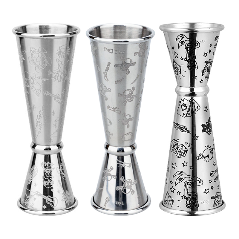 Stainless Steel Double Jigger  - Bitters Bottle Set 리뷰 및 가격