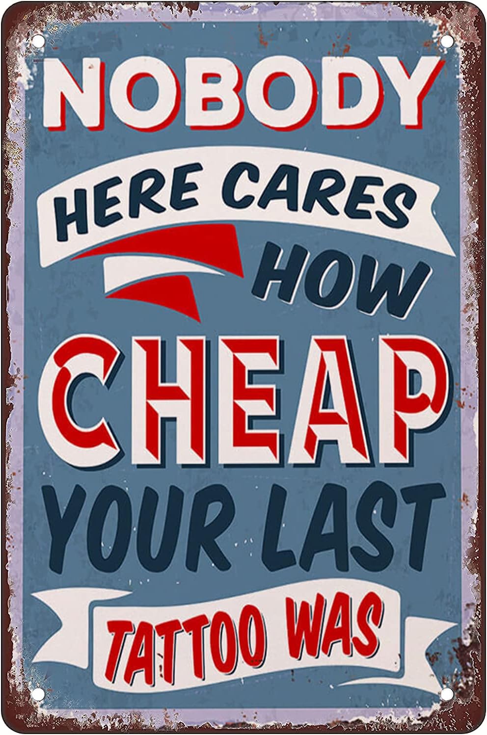 Tin Sign For Tattoo Retro Meta - Home Bar And Restaurant 리뷰 및 가격