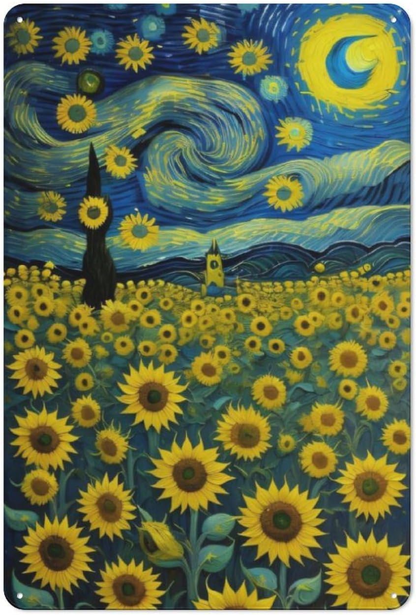Y1,starry and sunflowers retro - Home Bar And Coffee 리뷰 및 가격