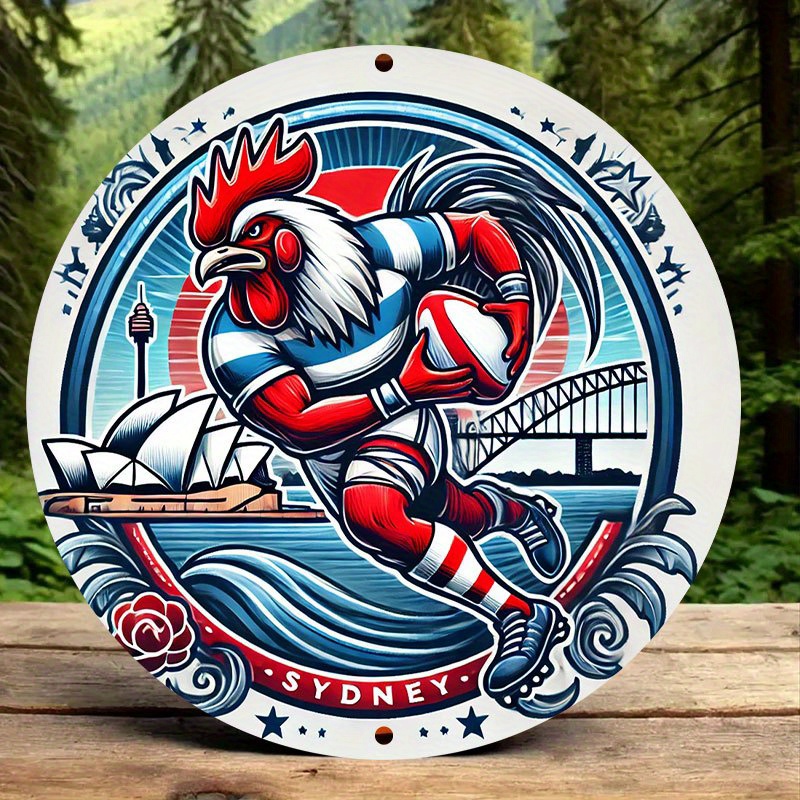 A vibrant Sydney Roosters wall - Home Bar Sydney 리뷰 및 가격
