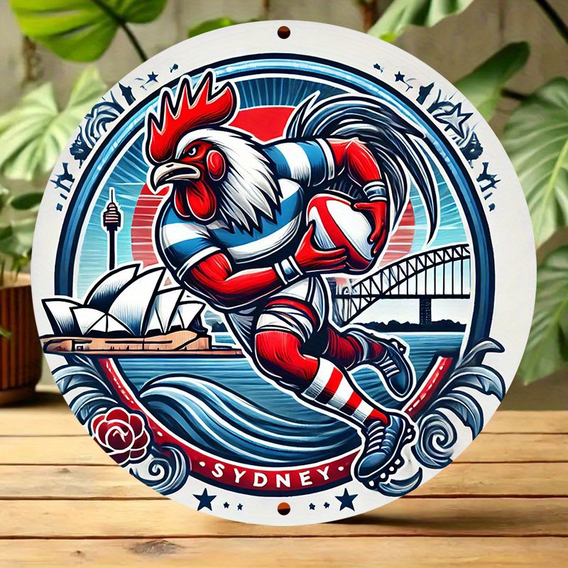 A vibrant Sydney Roosters wall - Home Bar Sydney 리뷰 및 가격