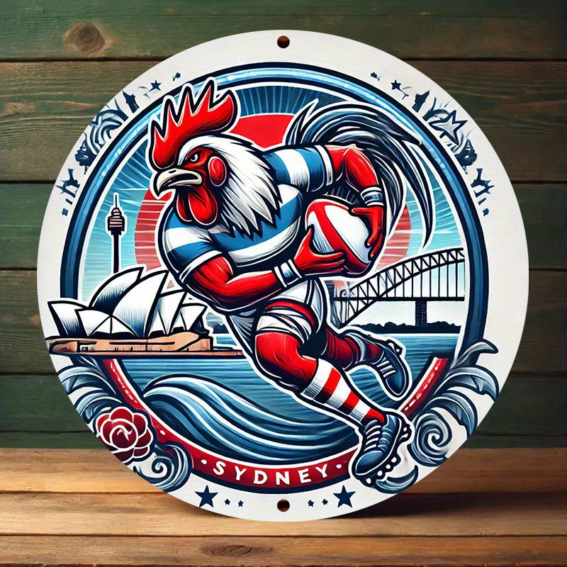 A vibrant Sydney Roosters wall - Home Bar Sydney 리뷰 및 가격