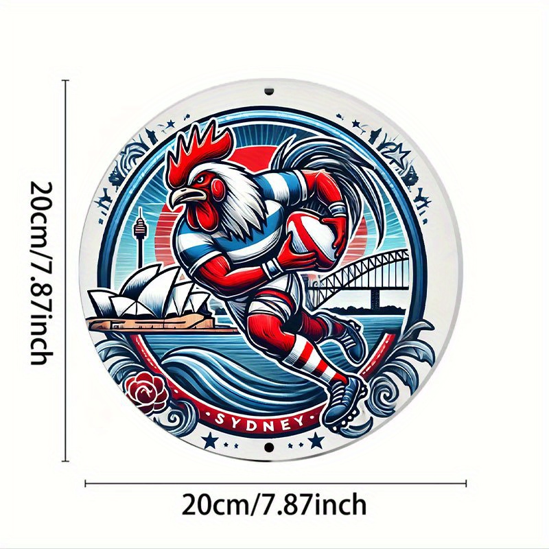 A vibrant Sydney Roosters wall - Home Bar Sydney 리뷰 및 가격