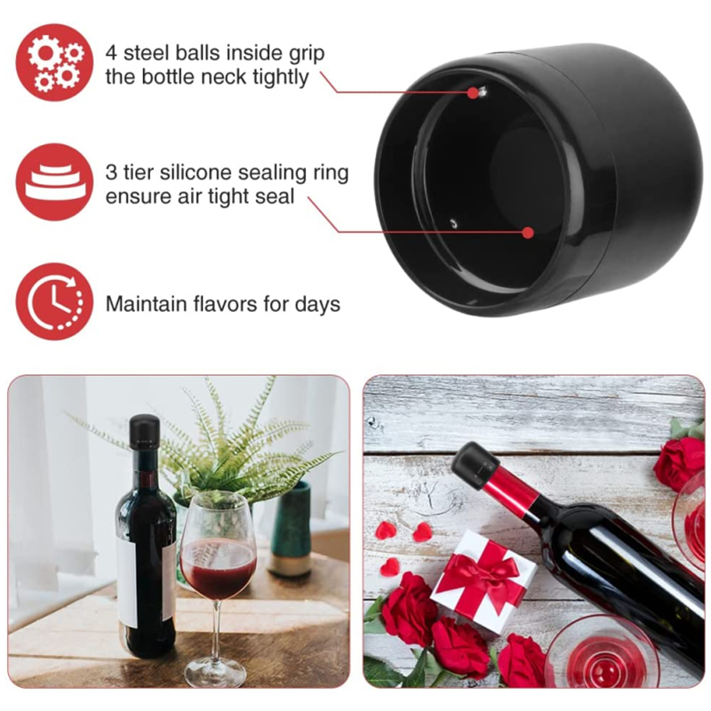New 2PCS Vacuum Red Wine Bottl - Wine Preservation Pump 리뷰 및 가격