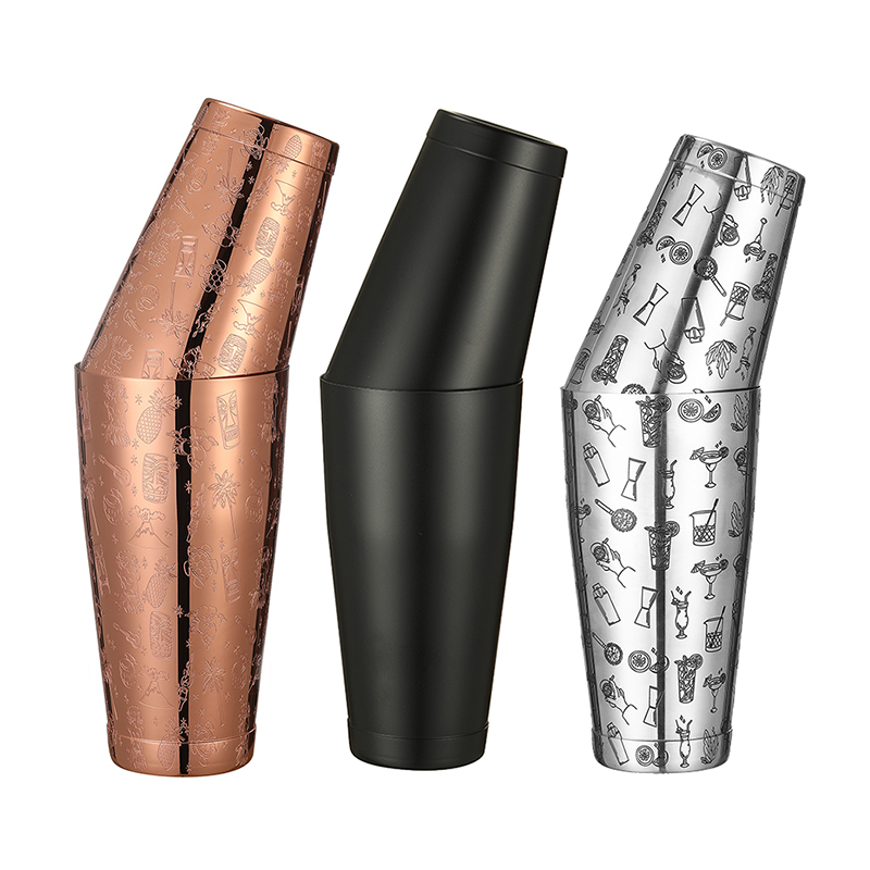 Stainless Steel Boston Shaker  - Bitters Bottle Set 리뷰 및 가격