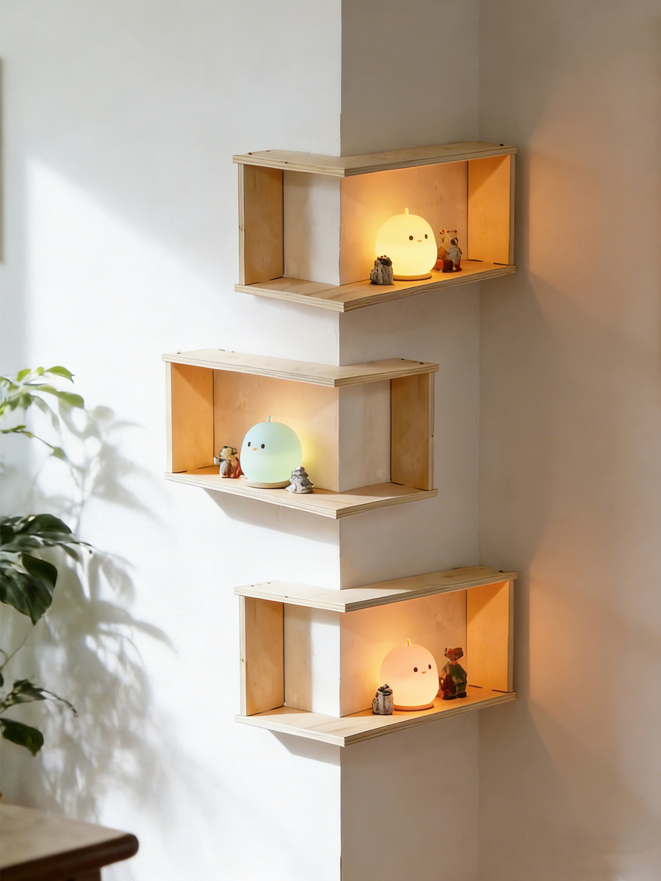 Corner Floating Wooden Shelves - Home Bar Shelves 리뷰 및 가격