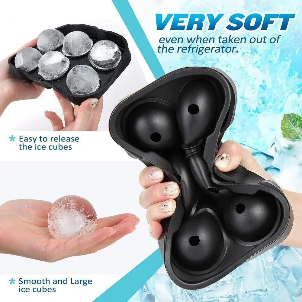 Ice Cube Tray Silicone Ice Bal - Ice Mold Sphere 리뷰 및 가격