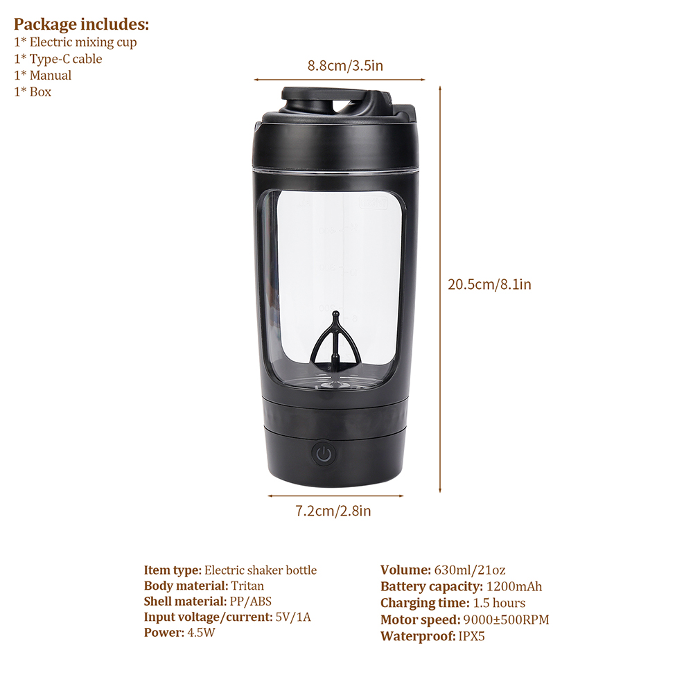 630ml Electric Shaker Bottle P - Citrus Juicer Bar 리뷰 및 가격