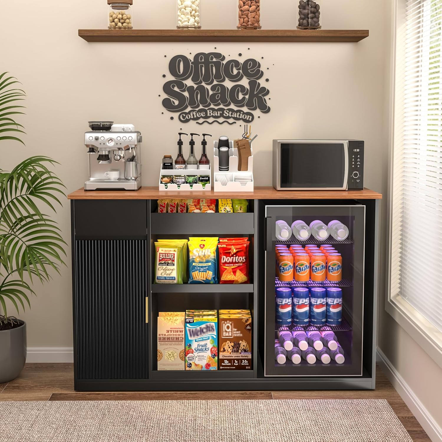 Snack Bar Cabinet with Fridge  - Home Bar And Fridge 리뷰 및 가격