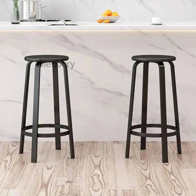 with Round Seat Stools Metal B - Home Bar Seating 리뷰 및 가격