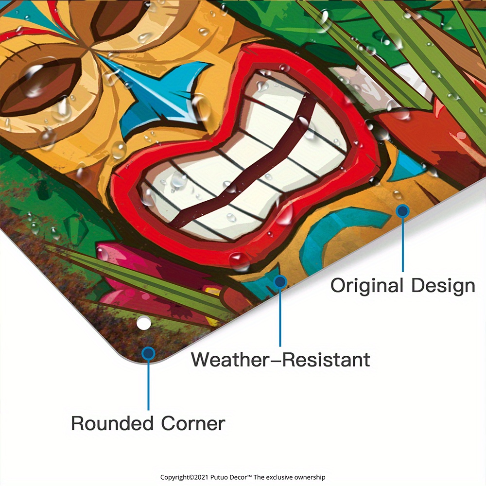 Custom  Decor Tiki Bar Sign, P - Home Bar And Restaurant 리뷰 및 가격
