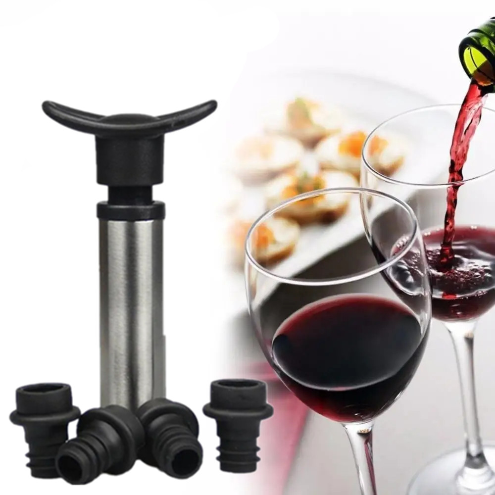 Wine Stopper with Vacuum Wine  - Wine Preservation Pump 리뷰 및 가격