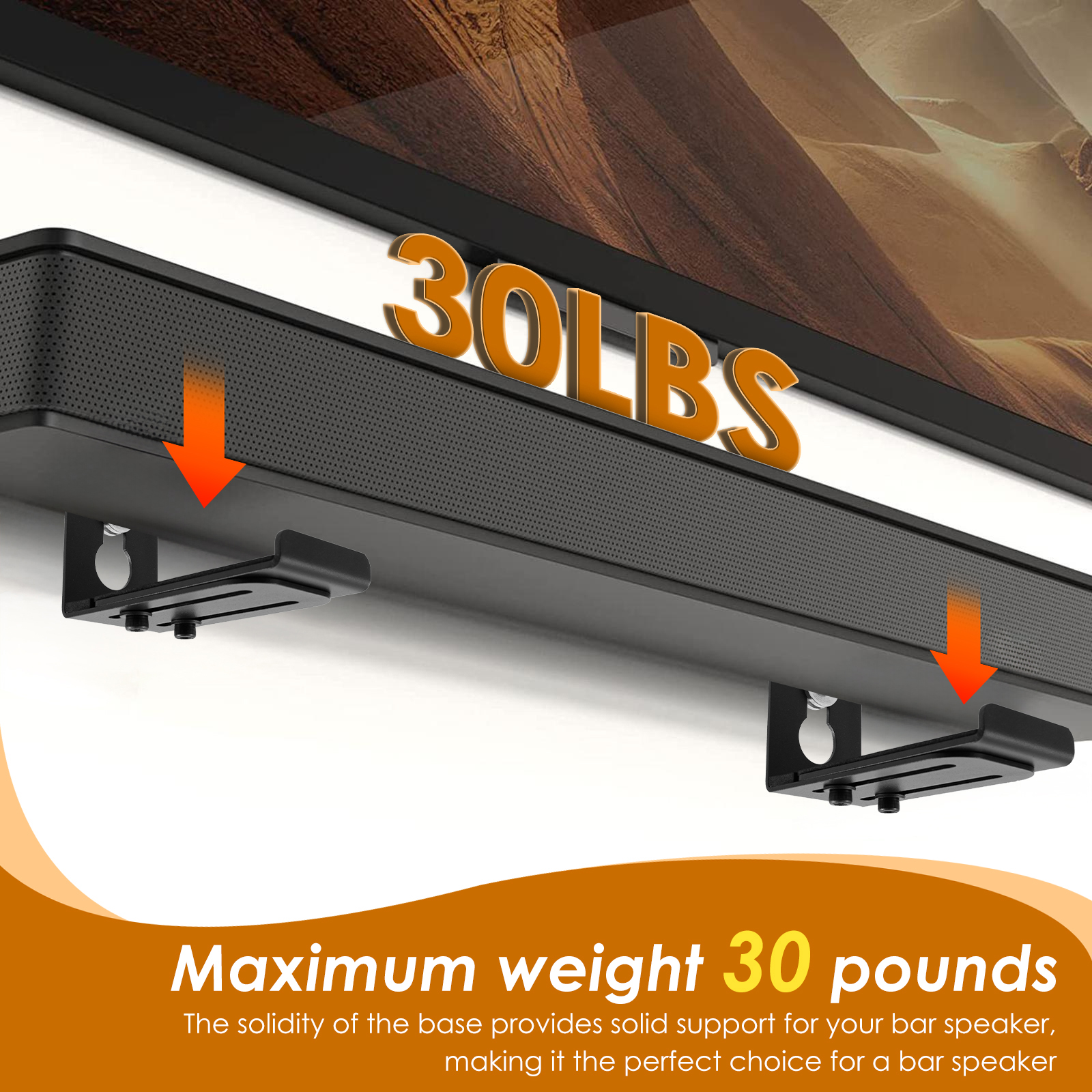 2Pcs Soundbar Speaker Stands W - Home Bar Shelf 리뷰 및 가격