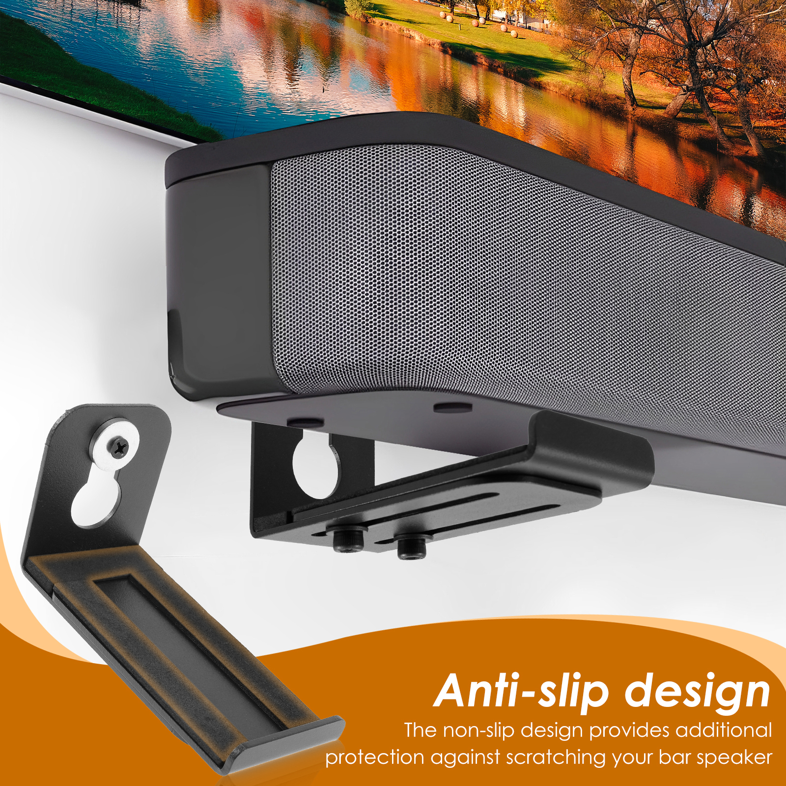 2Pcs Soundbar Speaker Stands W - Home Bar Shelf 리뷰 및 가격