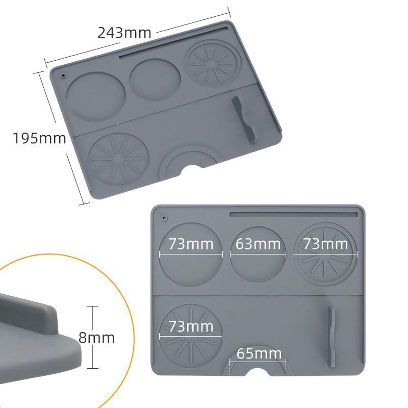 Coffee Tamper Mat Espresso Por - Bar Mat Rubber 리뷰 및 가격
