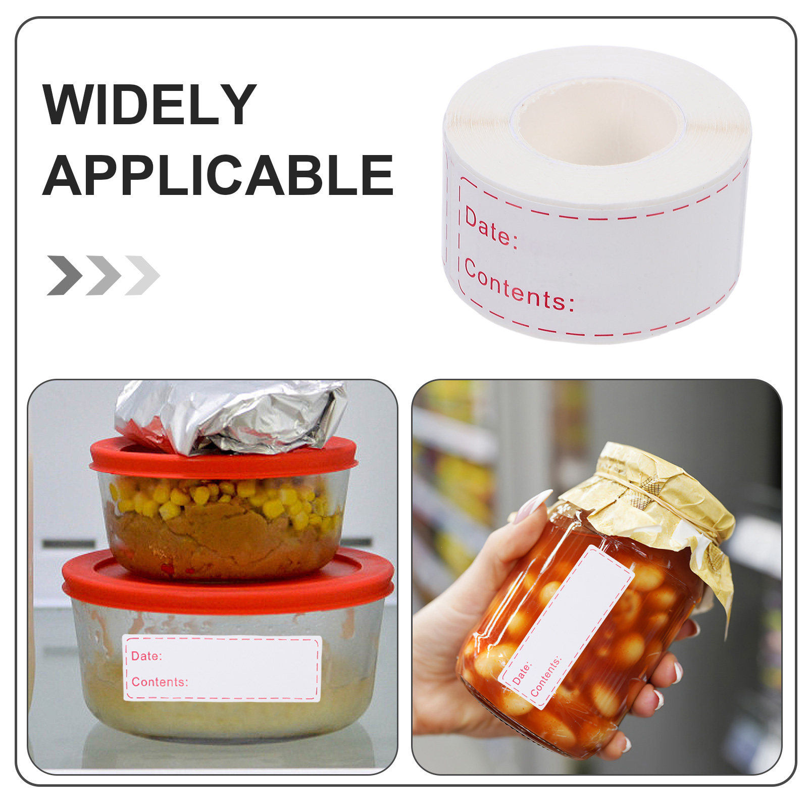 1 Roll Food Storage Label Stic - Home Bar And Fridge 리뷰 및 가격