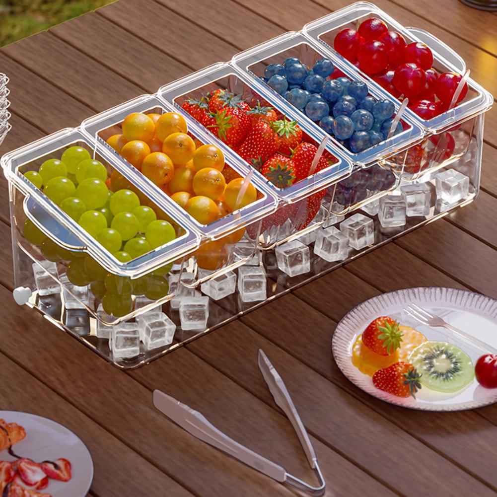 Taco Bar Serving Set for Party - Garnish Tray Set 리뷰 및 가격