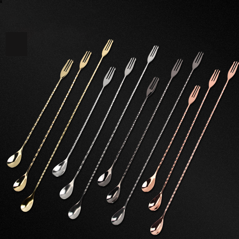 30 40 50cm Bar Spoon With Fork - Bar Spoon Twisted 리뷰 및 가격