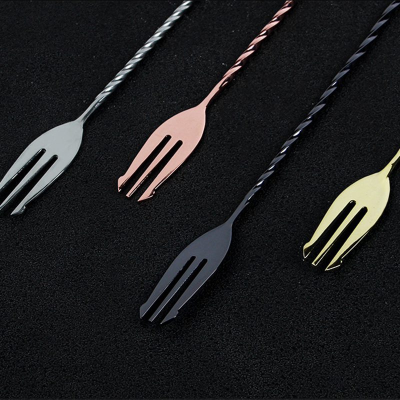 30 40 50cm Bar Spoon With Fork - Bar Spoon Twisted 리뷰 및 가격