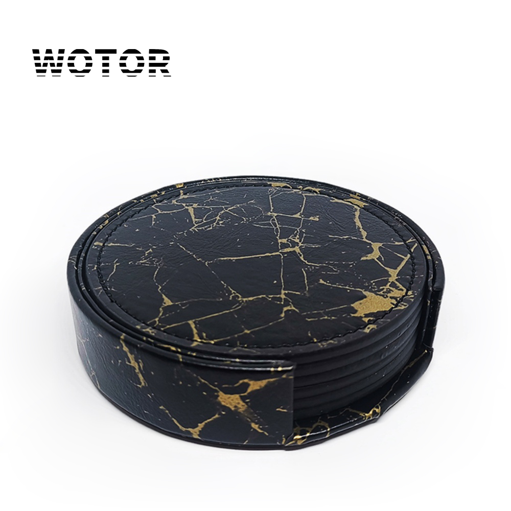WOTOR 6PCS Stone Grain Leather - Home Bar And Counter 리뷰 및 가격
