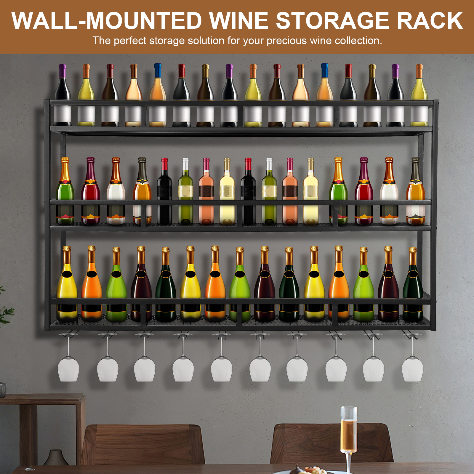 Bar Liquor Bottle Display Shel - Home Bar Shelves 리뷰 및 가격