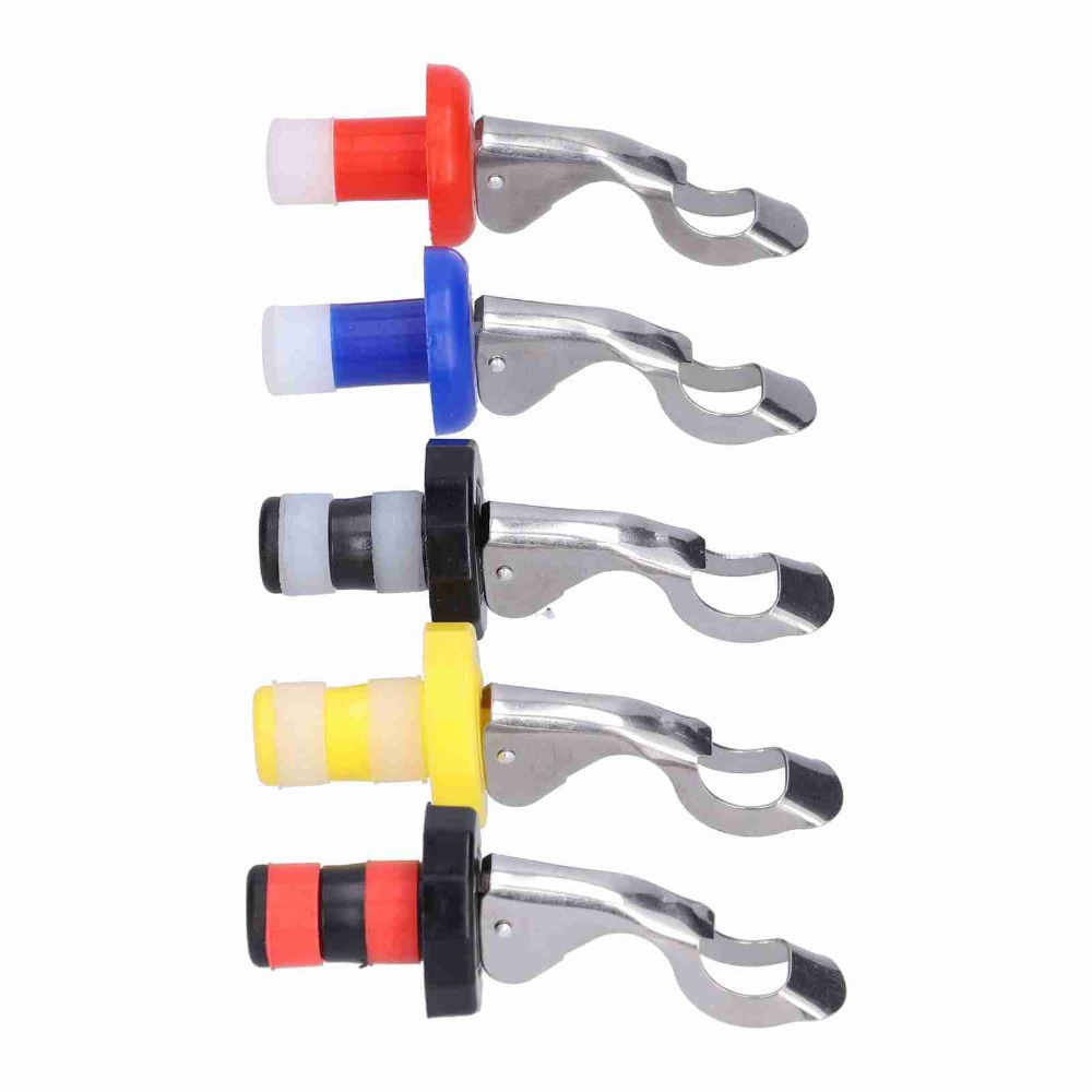 5pcs Silicone Wine Bottle Plug - Wine Preservation Pump 리뷰 및 가격