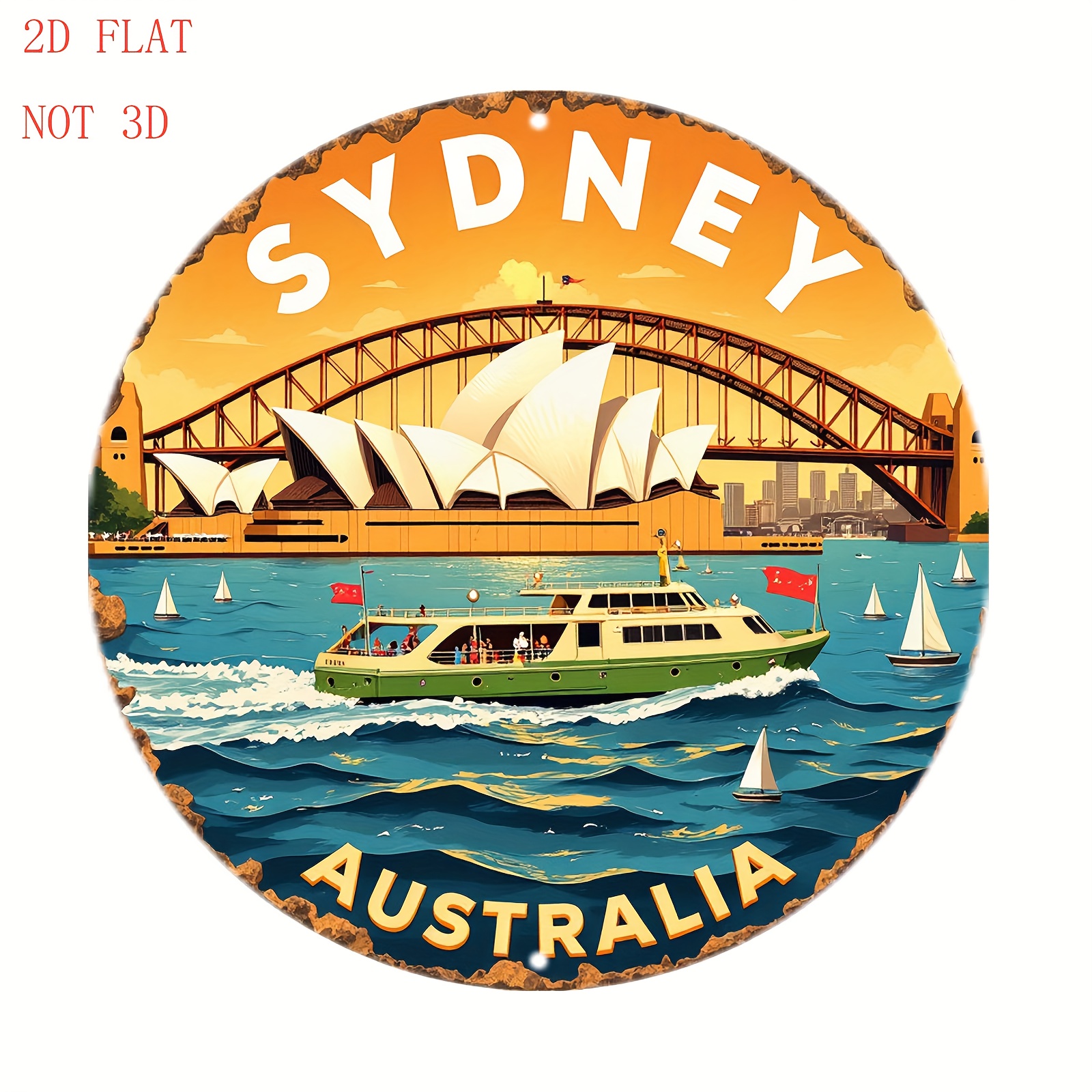 2D Metal Sign Sydney Australia - Home Bar Sydney 리뷰 및 가격