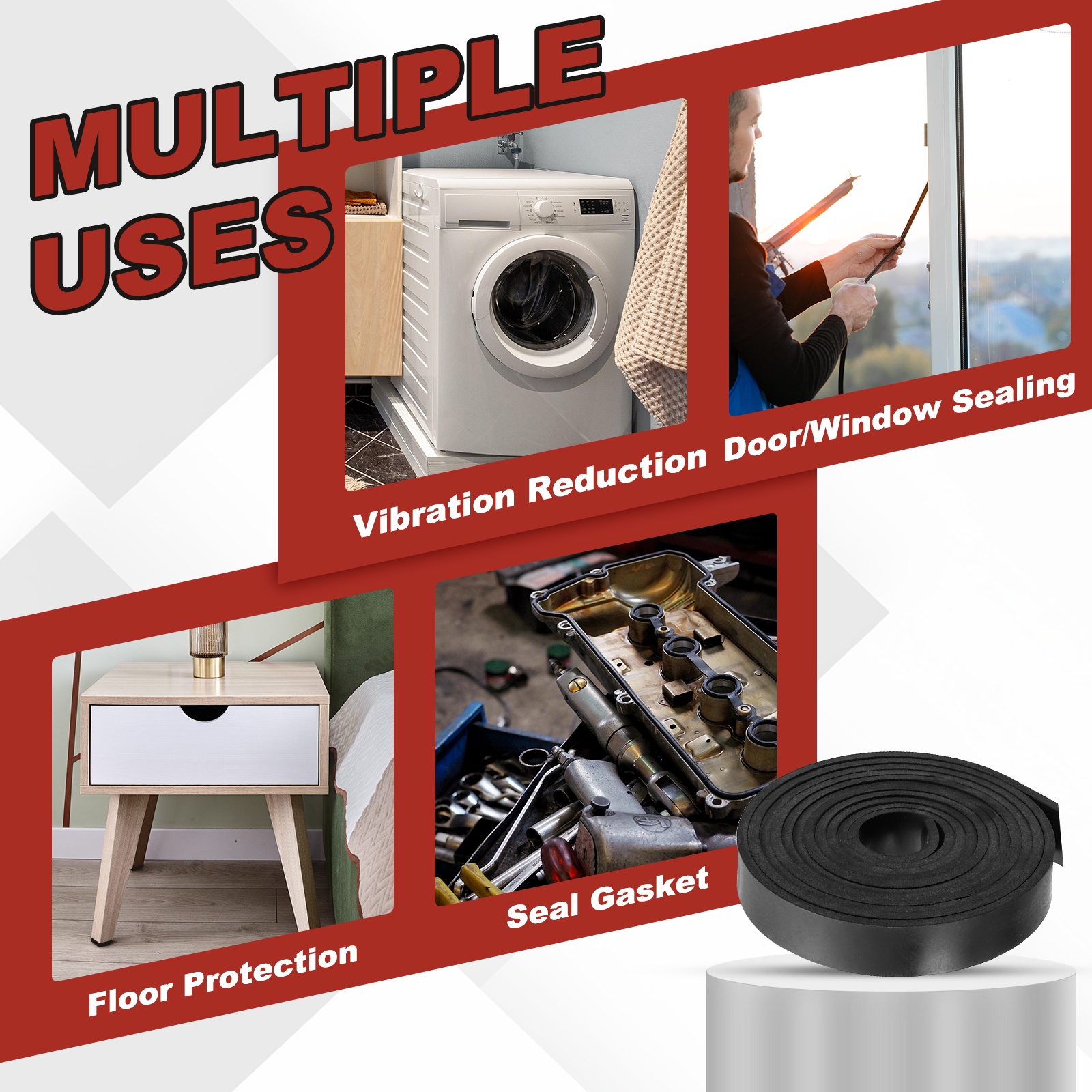 Neoprene Rubber Strips Solid R - Bar Mat Rubber 리뷰 및 가격