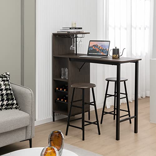 3-Piece Industrial Bar Set: Br - Home Bar And Counter 리뷰 및 가격