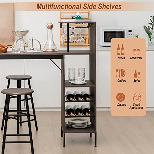 3-Piece Industrial Bar Set: Br - Home Bar And Counter 리뷰 및 가격