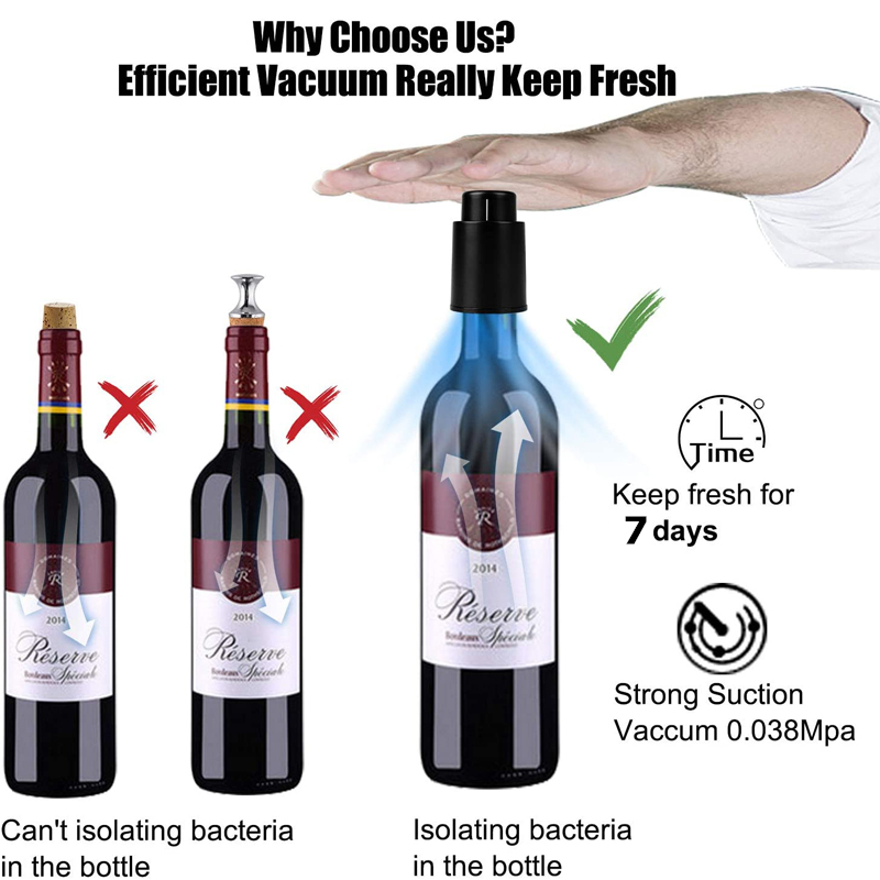 LMETJMA Wine Bottle Stoppers R - Wine Preservation Pump 리뷰 및 가격