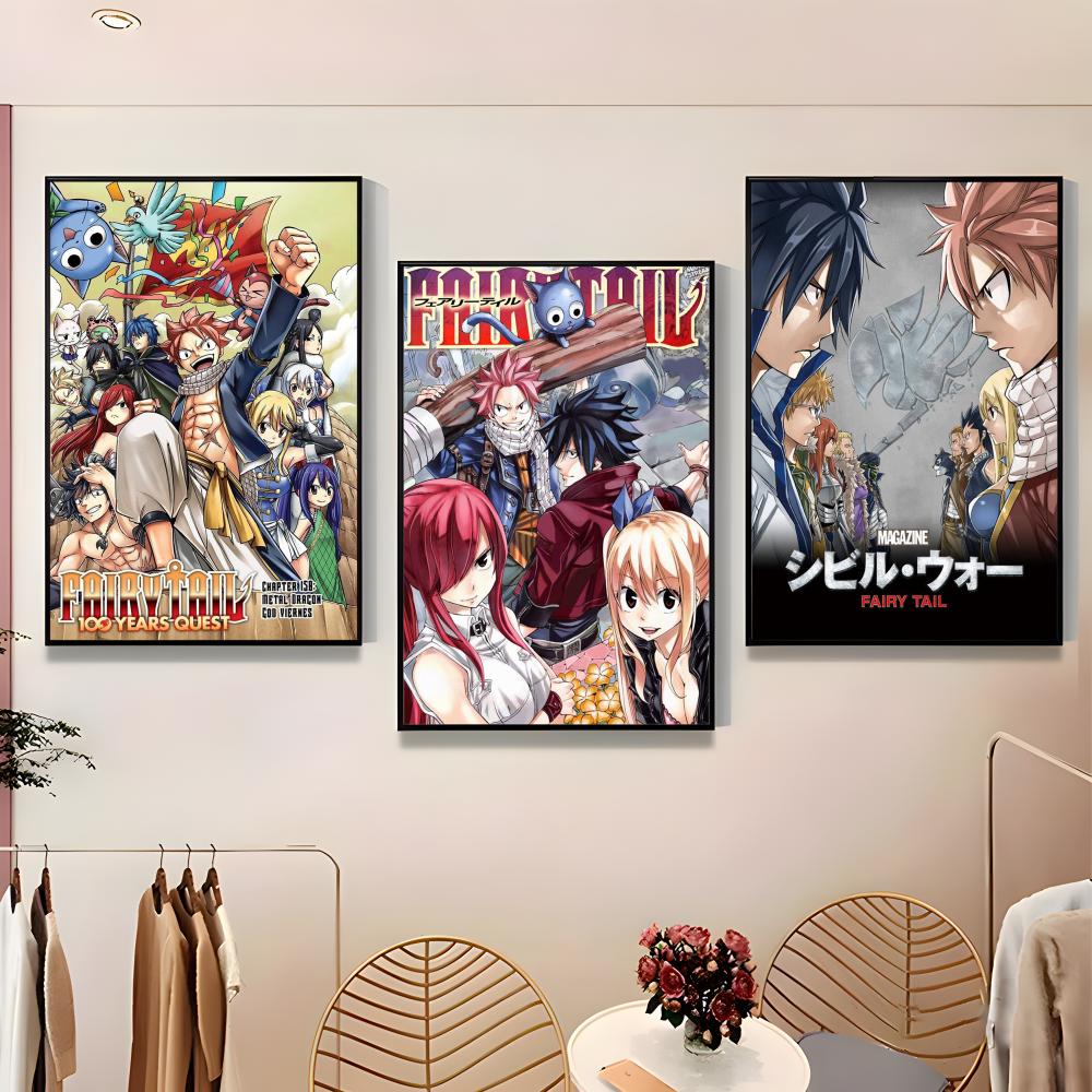 Shonen Fairy Tail Poster Paper - Home Bar And Theater 리뷰 및 가격