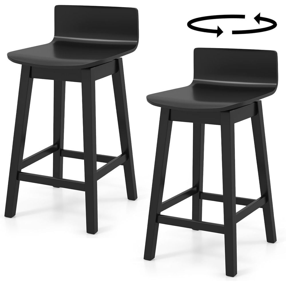 Swivel Solid Wood Bar Stools S - Home Bar And Counter 리뷰 및 가격
