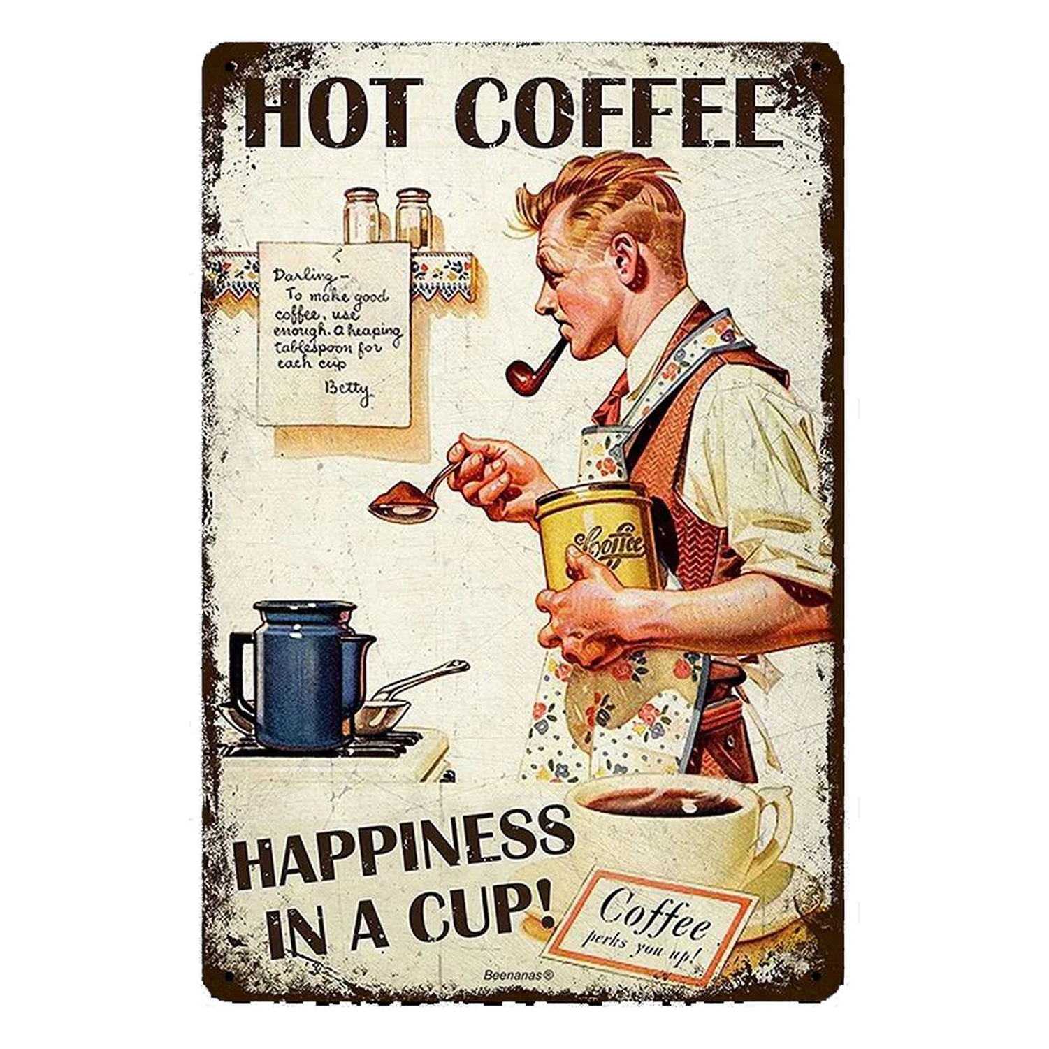 Metal Tin Signs Italian Coffee - Home Bar And Coffee 리뷰 및 가격